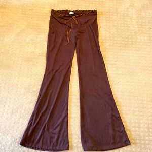 Brown comfy suede like pants.